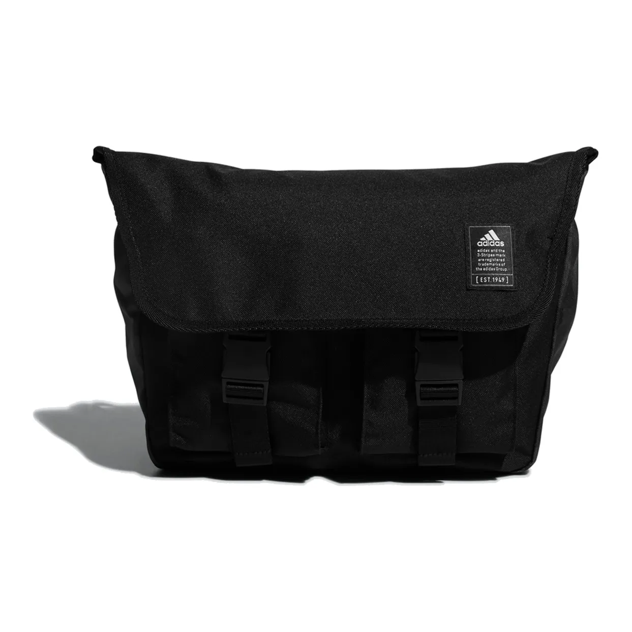 Adidas Переработанный полиэстер Курьерская сумка Сумка через плечо Стандартная Унисекс Черная