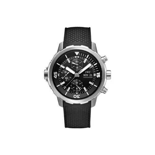 IWC Автоматический Механический Movement Унисекс Ocean Time Series Часы 44 мм Черные