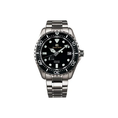 GRAND SEIKO Механический Movement Мужские Спортивная Серия Часы 44,19 мм Черные