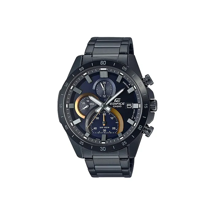 CASIO EDIFICE Collection Кварцевый механизм нержавеющая сталь ремешок мужские часы синий циферблат