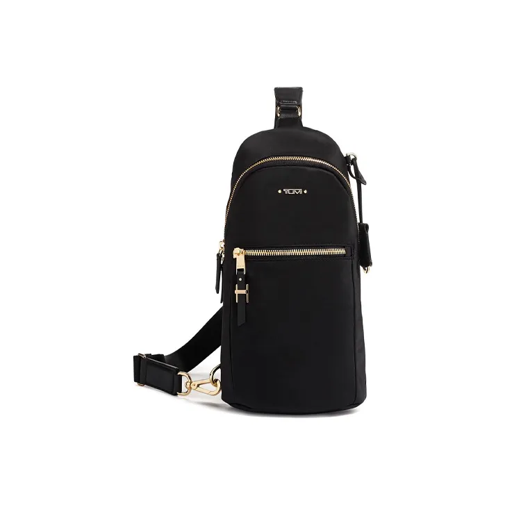 TUMI Voyageur Ballistic Nylon One Shoulder Crossbody Bag, Sling Bag Trumpets Men's Black