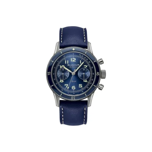BLANCPAIN Автоматический Механический Movement Мужские AIR COMMAND Часы 42,5 мм Синий