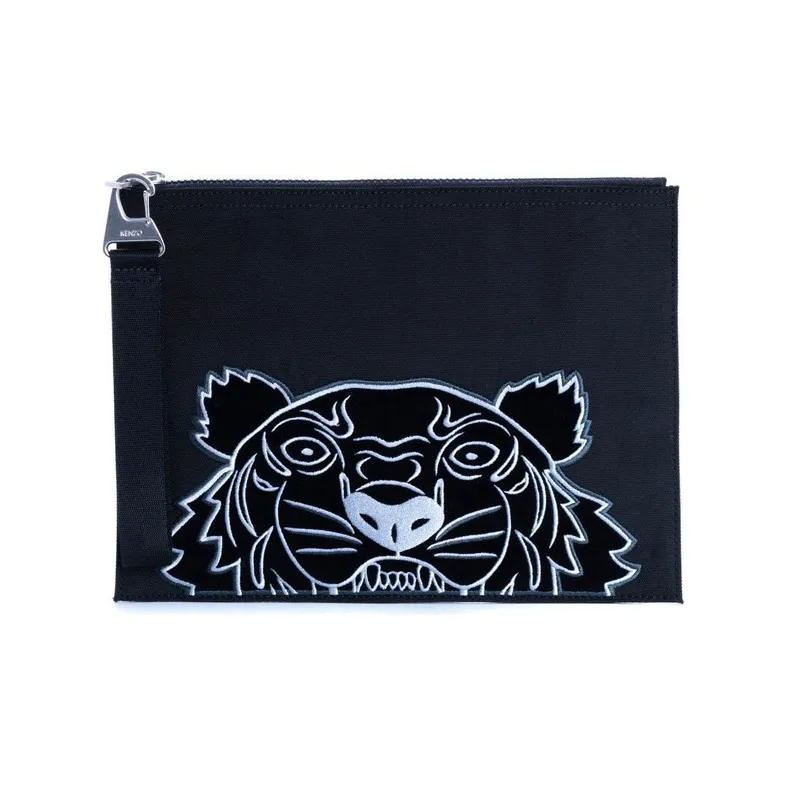 KENZO Nylon Clutch Сумка Regular Unisex Navy Blue