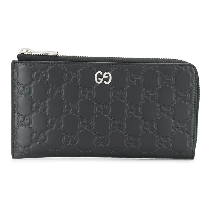 GUCCI Кожа Монетница Кошелек Мужской Черный