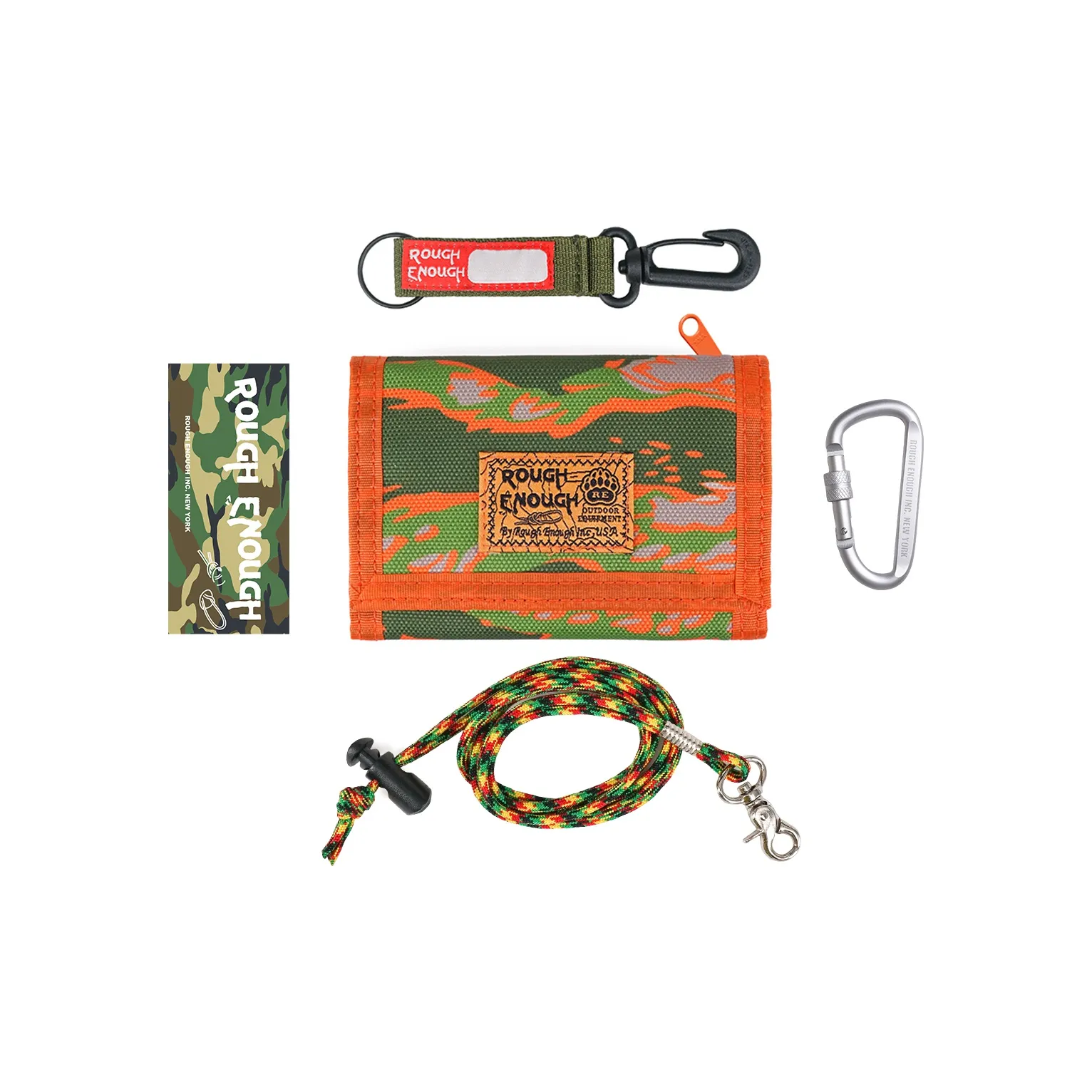 Rough Enough Полиэстер Charm Wallet Bag Regular Unisex Camouflage