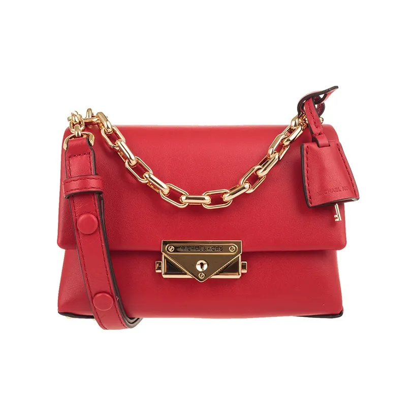 MICHAEL KORS Cece Кожа Одно Плечо Сумка Стандартная Женская Настоящий Красный