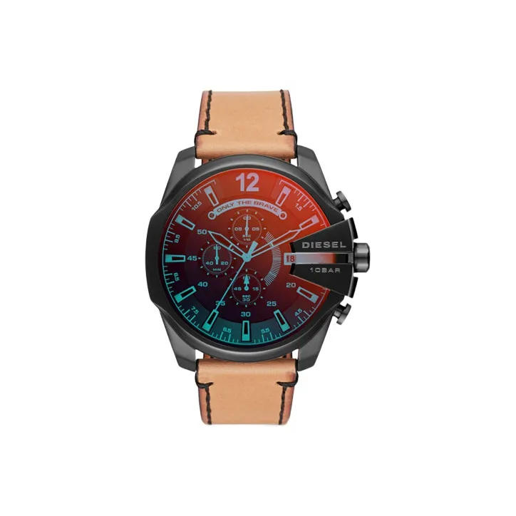 DIESEL M.Chief Collection Мужские часы Кварцевый механизм Резиновый ремешок Черный циферблат