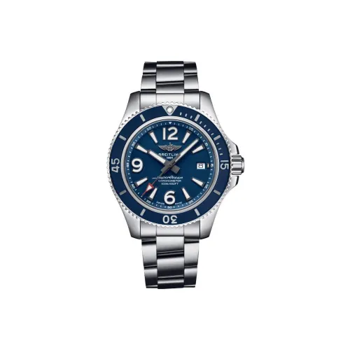 Breitling Автоматический Механический Movement Мужские Часы Super Ocean Culture Collection 42 мм Синие