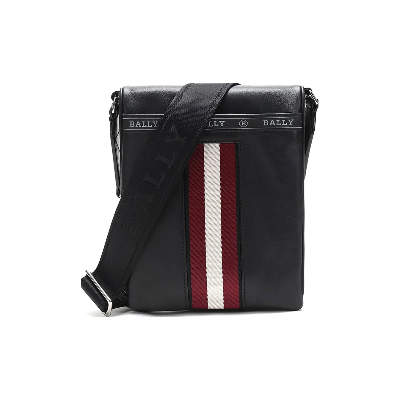 BALLY Сумка через плечо из кожи мужская черная