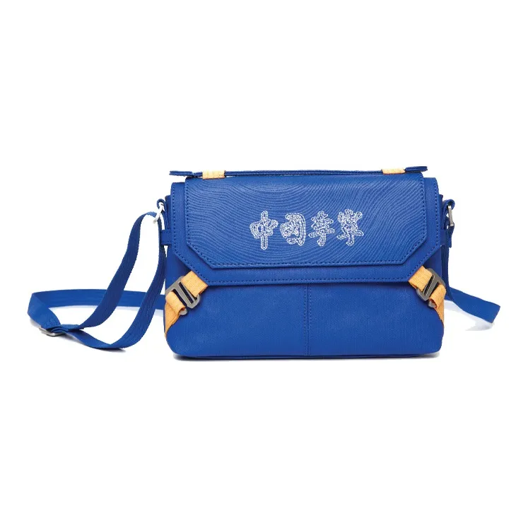 Лайнер Кожа Одно Плечо Ручная Сумка Сумка через плечо Стандартная Унисекс Синий