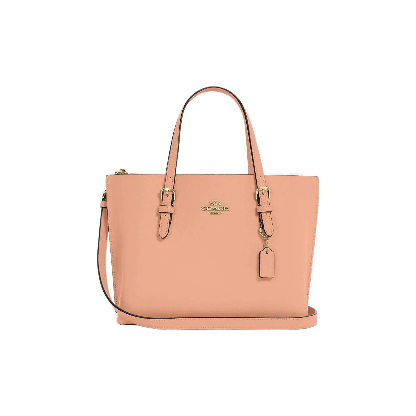 COACH Mollie Leather One Shoulder Handbag, Crossbody Bag Trumpets Women's