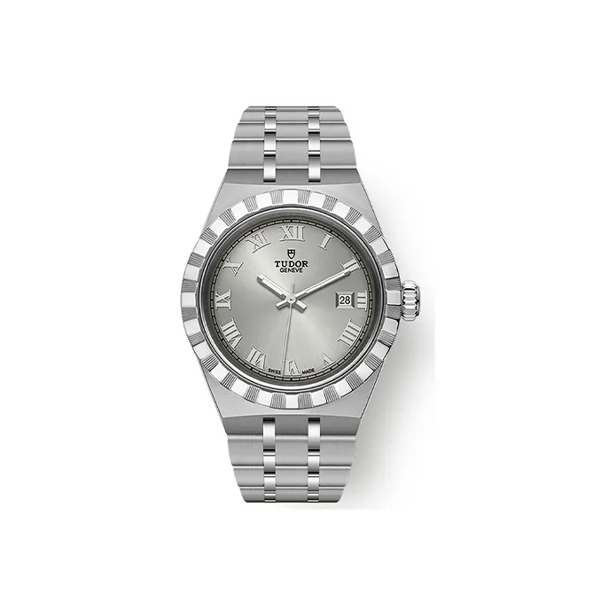 TUDOR Royal Collection Automatic Mechanical Movement Women's Watch 28mm Gray Dial Steel Watch Case Steel Strap