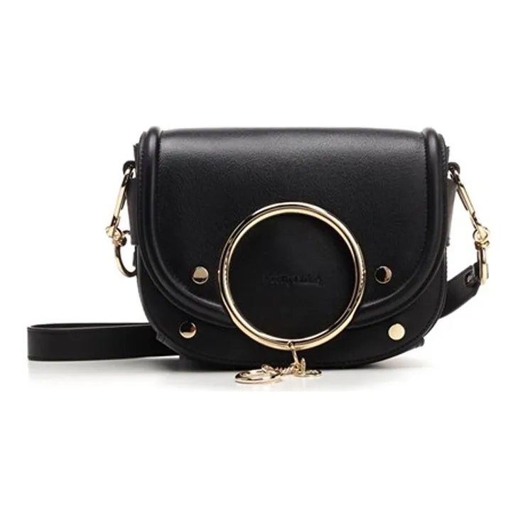 See By Chloe Сумка через плечо из кожи женская черная