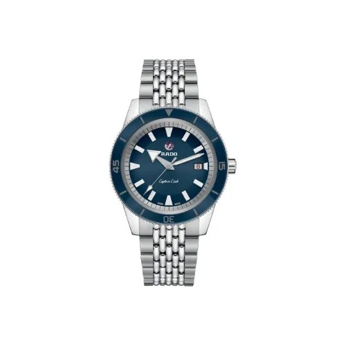 RADO Автоматический Механический Movement Мужские часы Captain Cook Collection, 42 мм, синий