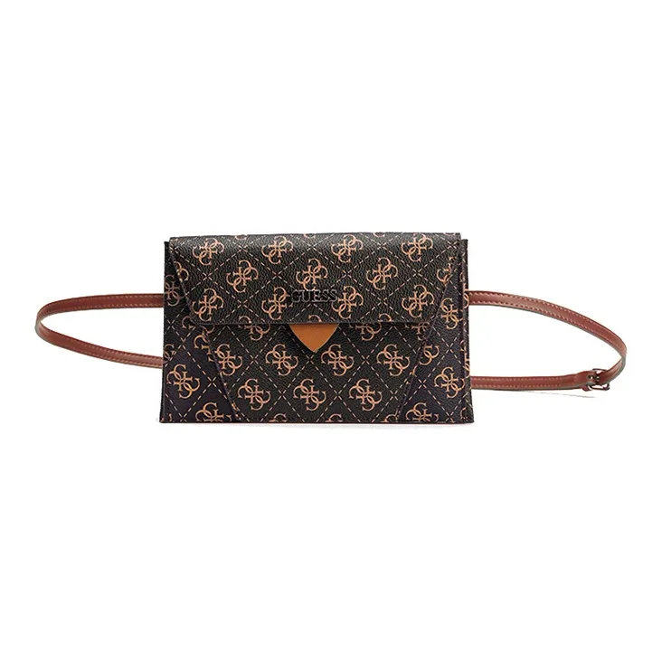 GUESS PU 3-in-1 Fanny Pack Envelope Bag Small Size Women's Black