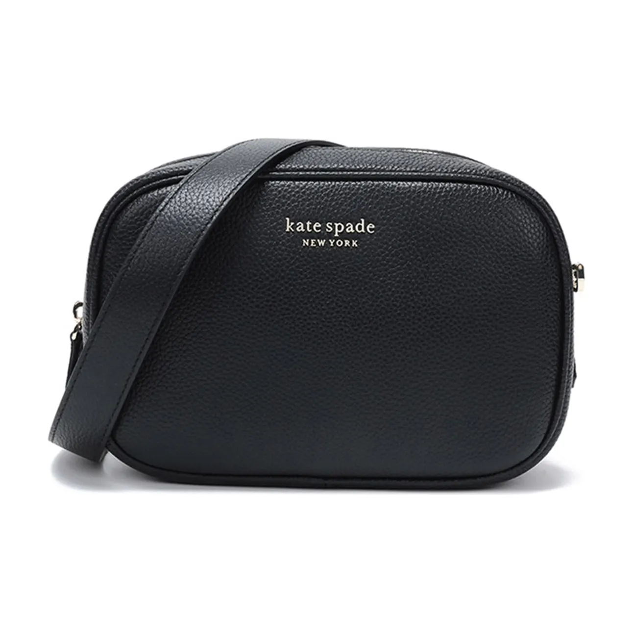 Kate Spade Astrid Cow Leather Crossbody Bag, Shoulder Bag Women's Black