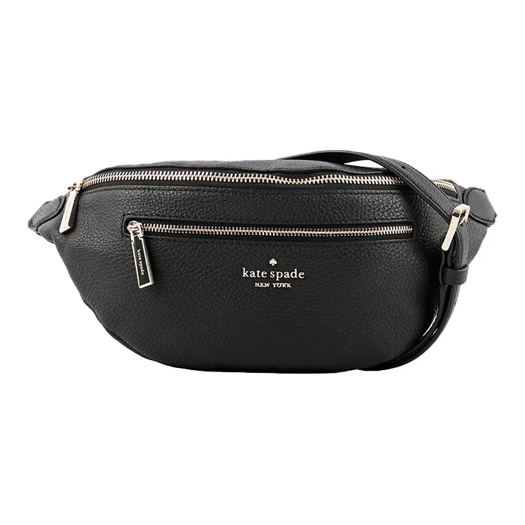 Kate Spade Leather Crossbody Bag Sling Bag Fanny Pack Women's Black