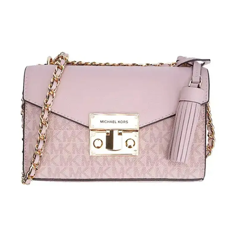 MICHAEL KORS Розовая кожаная сумка с цепочкой сумка через плечо женская балетный розовый