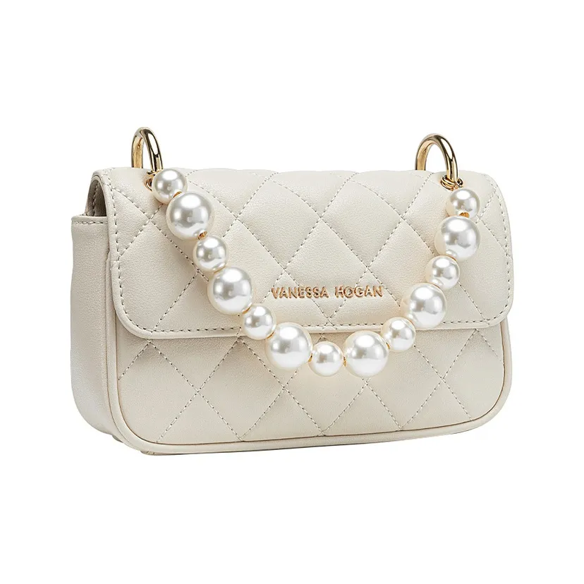 VANESSA HOGAN Lingge Series Коровья кожа Сумка Стандартная Женская Белая