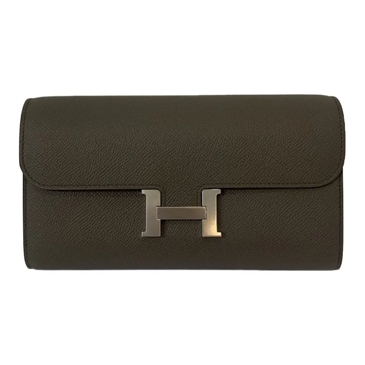HERMES Epsom Leather Handheld Shoulder Bag, Crossbody Bag, Wallet Women's