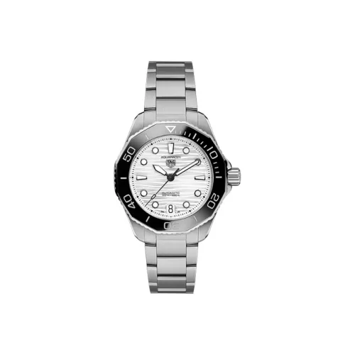 TAG HEUER Автоматический Механический Movement Женские Часы Aquaracer Collection 36 мм Белые