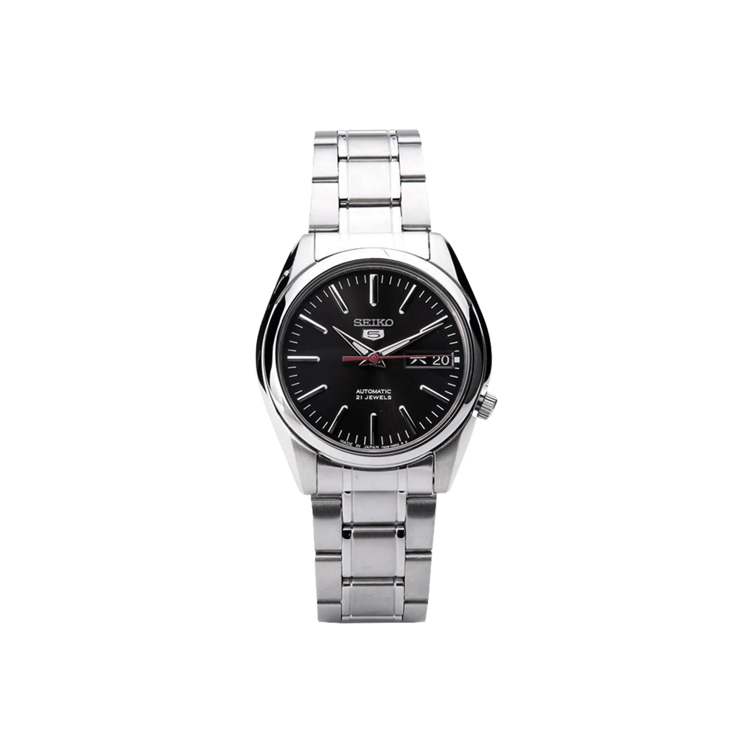 SEIKO Automatic Mechanical Movement Watch Men's Watches Black Dial SNKL45J1
