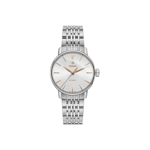 RADO Автоматический Механический Movement Женские Crystal Sparkle Collection Часы 32мм*10мм Белый