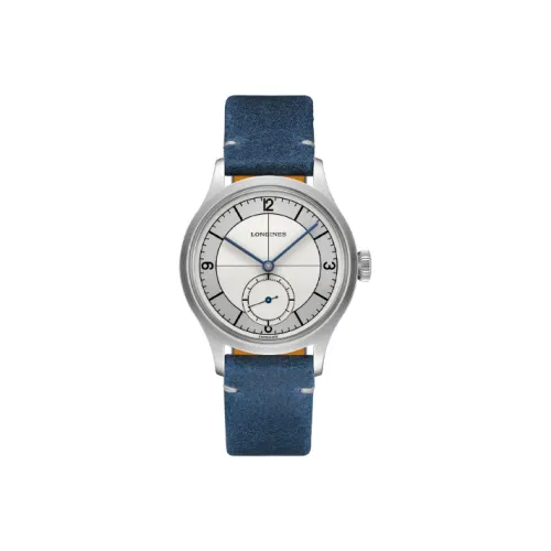LONGINES Автоматический Механический Движение Мужской Классический Винтажный Часы 38,5 мм Белый
