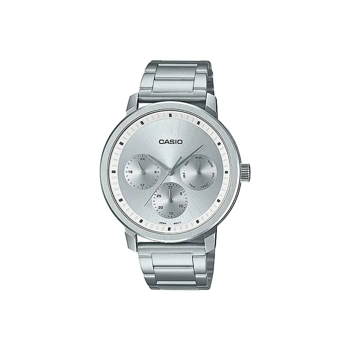 CASIO Standard Series Кварцевый механизм нержавеющая сталь ремешок мужские часы серебристый циферблат MTP B305D 7EV