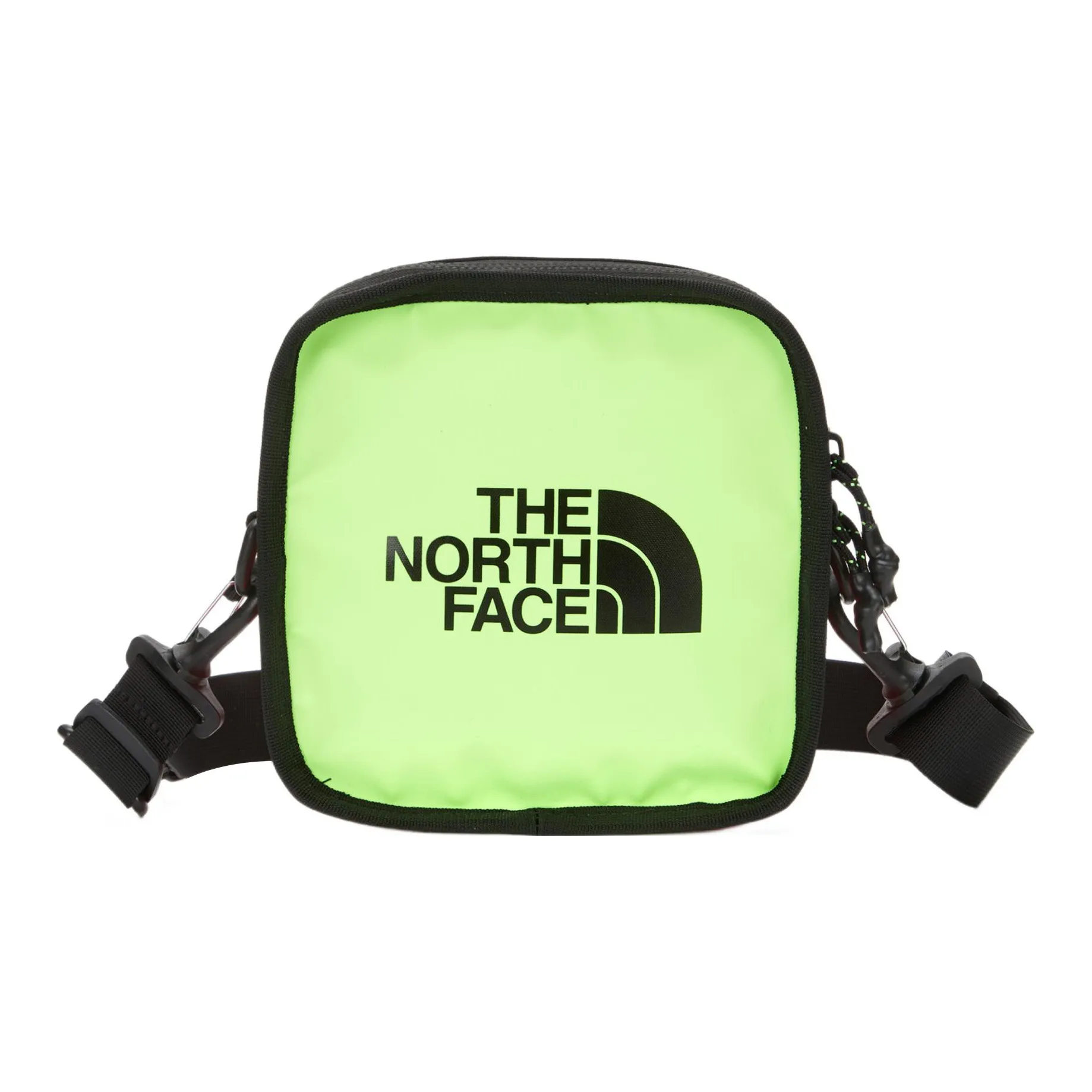 THE NORTH FACE 2.5L Small Square Bag, Shoulder Bag, Crossbody Bag, Outdoor Bag Leather Bright Green Unisex