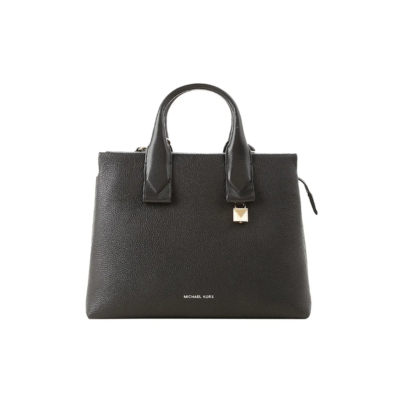 MICHAEL KORS Rollins Cow Leather Handbag Crossbody Bag Large Size Women's Black