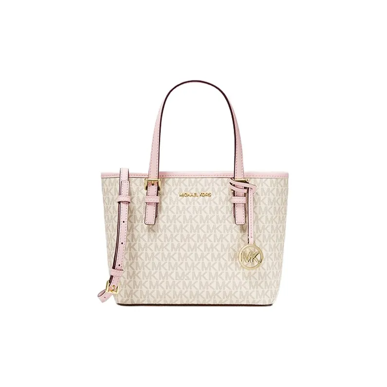 MICHAEL KORS Jet Set Travel Extra Small Logo Top Zip Tote Bag