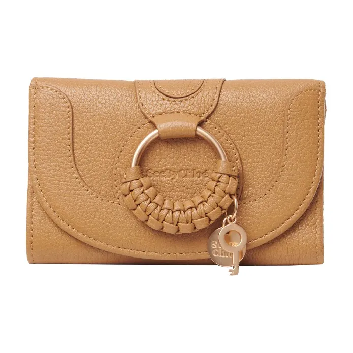 See By Chloe Кожа Кошелек Женский Светлый Умбра
