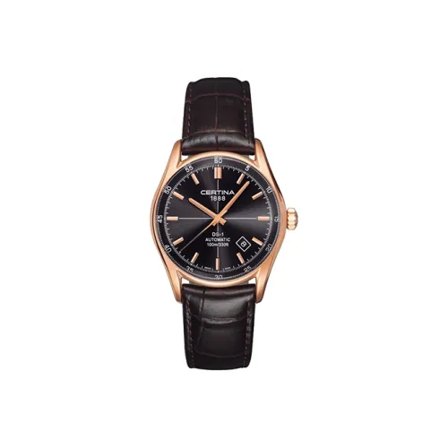 CERTINA Автоматический Механический Movement Мужские Часы 39 мм Черные