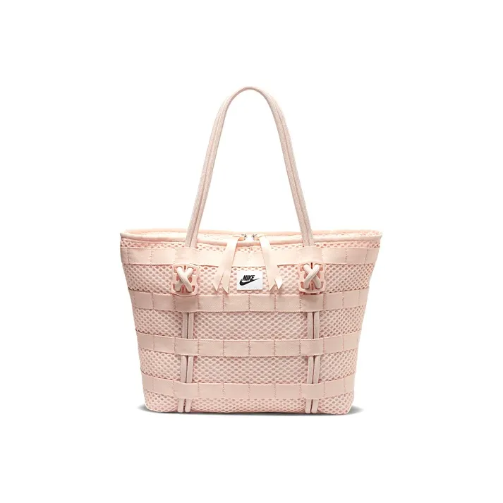 Nike Air Tote Bag Polyester Tote Bag Shopping Bag Shoulder Bag Handbag Regular Women's Orange Pink