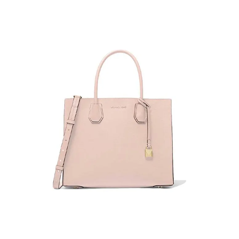 MICHAEL KORS Mercer Кожа Аккордеонная Сумка Сумка Сумка через плечо Большая Женская Вишневый цветок Розовый