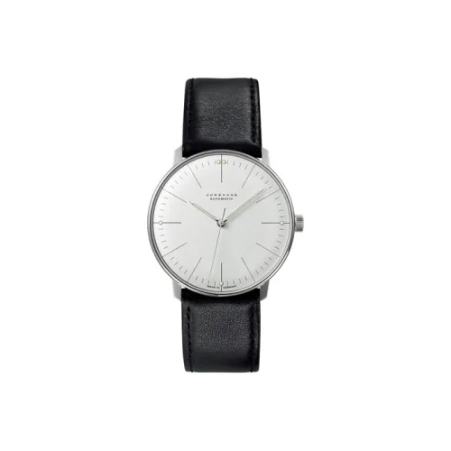 JUNGHANS Автоматический Механический Movement Мужские часы из коллекции Max Bill, 38 мм * 38 мм * 10 мм, белые