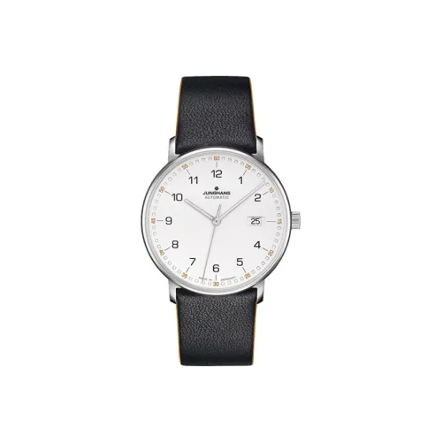 JUNGHANS Автоматический Механический Movement Мужские Часы FORM Series 39,3mm*9,5mm Белый
