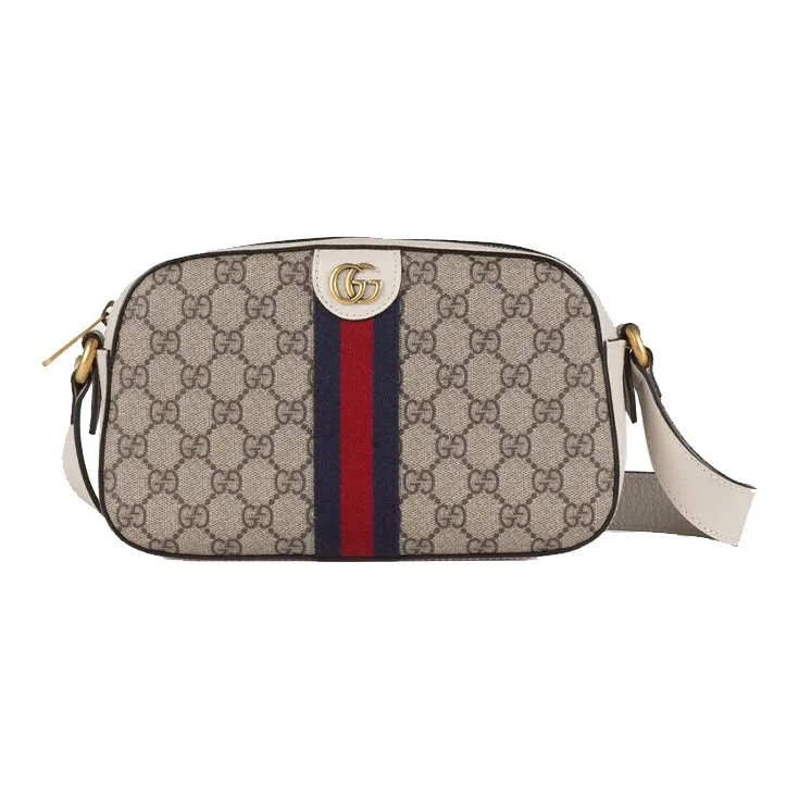 GUCCI Canvas Camera Bag, Shoulder Bag, Crossbody Bag Regular Unisex