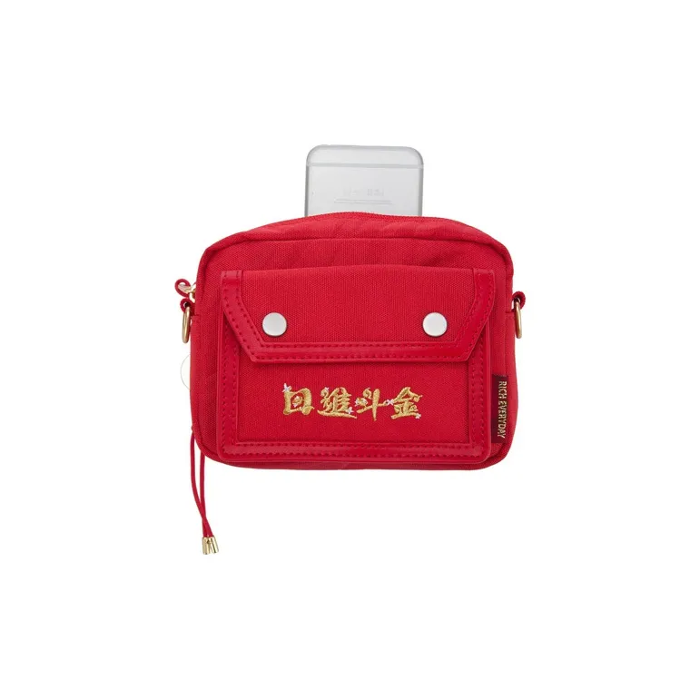 LINING Полиэстер Сумка через плечо Сумка на плечо Унисекс Красная