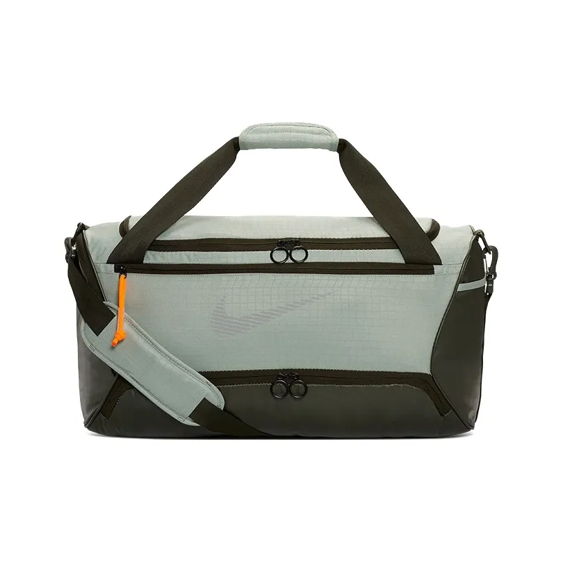 Nike Polyester One Shoulder Crossbody Travel Bag Regular Unisex Horizon Green With Red Pine Green