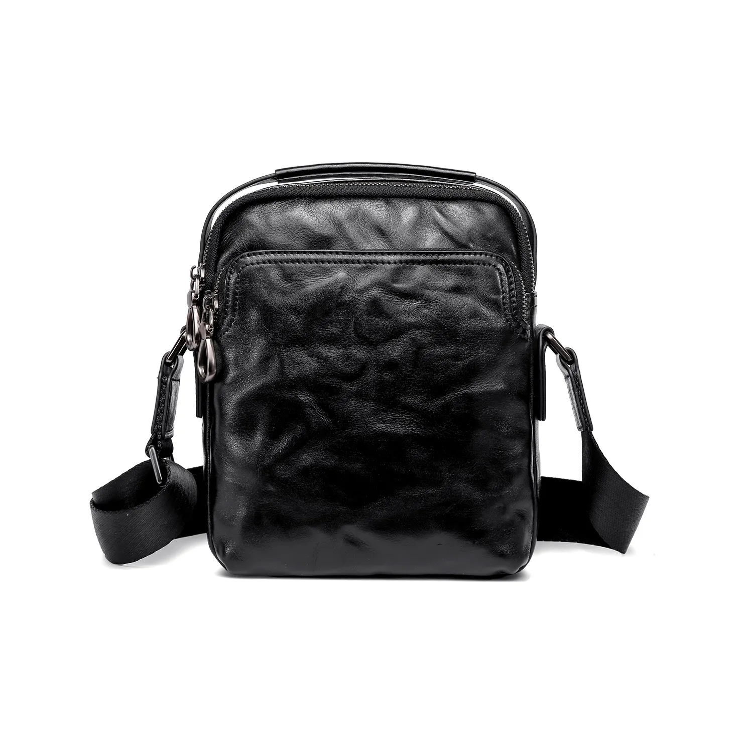 Ace Paul Сумка через плечо из коровьей кожи стандартная мужская черная