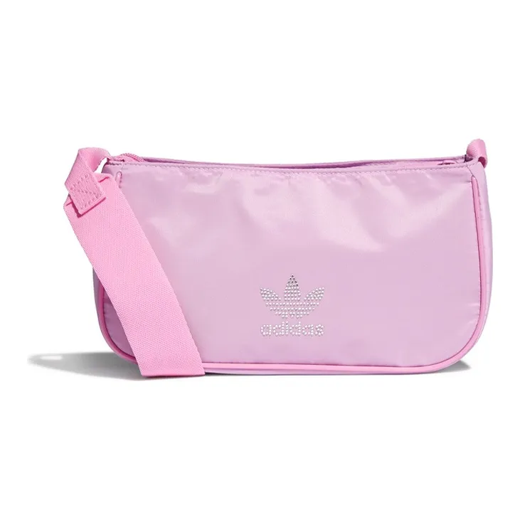 Adidas Originals Полиэстер Плечо Сумка Сумка Женская Розовая