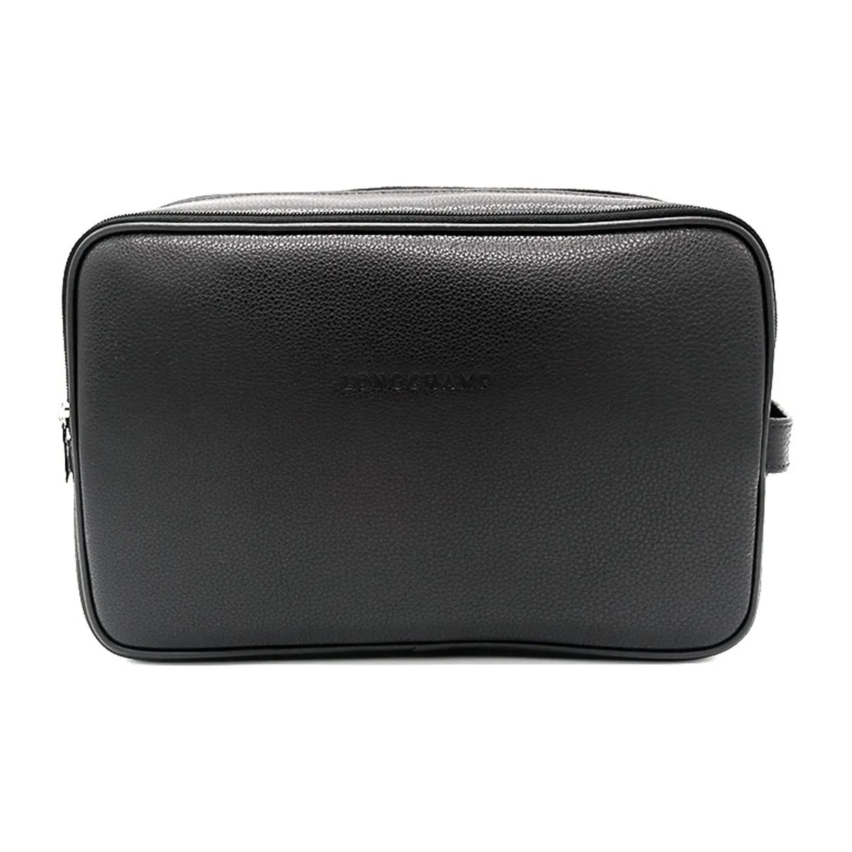 LONGCHAMP Le Foulonné Коровья кожа Косметичка Клатч Сумка для туалетных принадлежностей Унисекс Черный