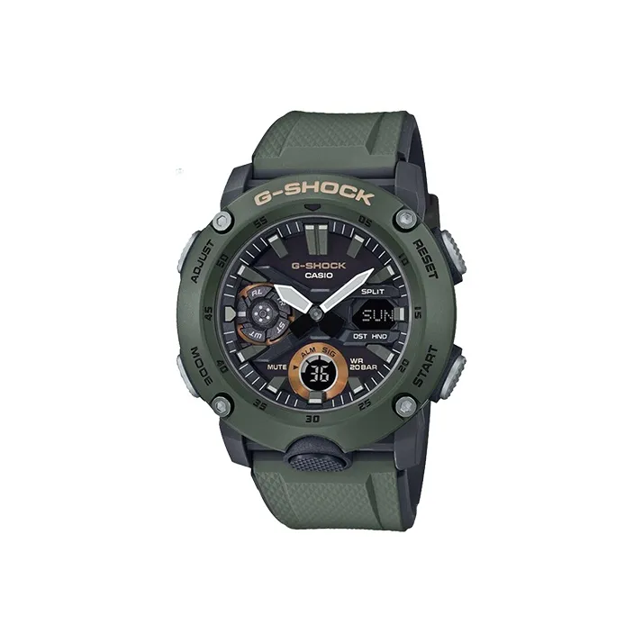 CASIO Кварцевый механизм Мужские часы Liquid Crystal/Analog Dual Display Series 51,2мм*47мм Черные