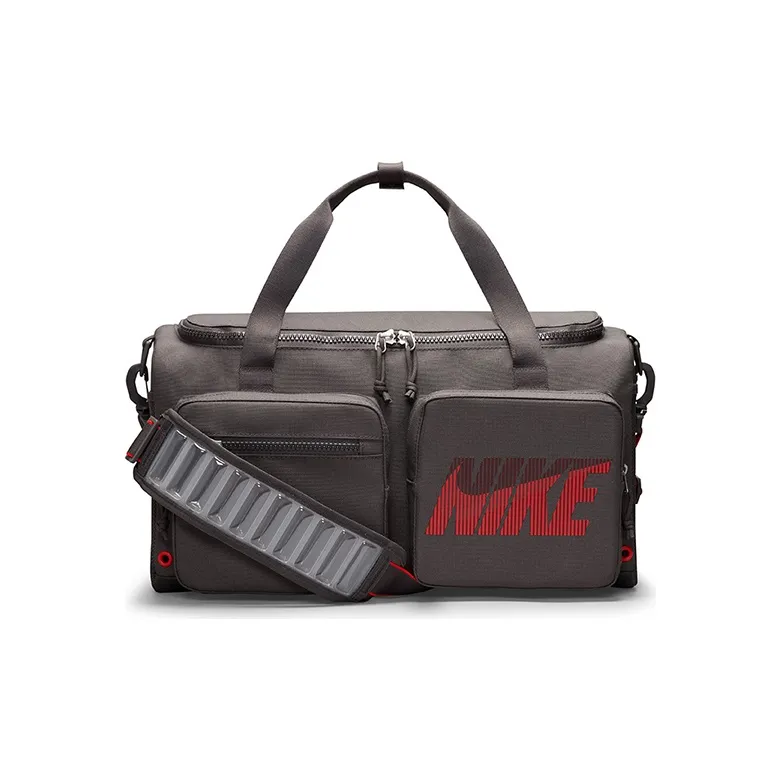 nike Ткань Путешественная Сумка Спортивная Сумка Портативная Сумка через плечо Сумка через плечо Стандартная Унисекс Серый