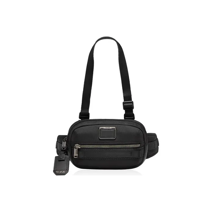 TUMI Alpha Bravo Баллистический Нейлон Sling Сумка Сумка через плечо Мужской Черный