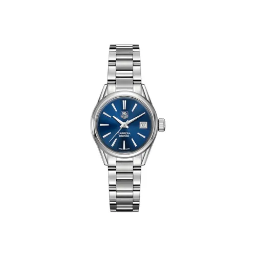TAG HEUER Механический Movement Женские Carrera Collection Часы 28 мм Синие