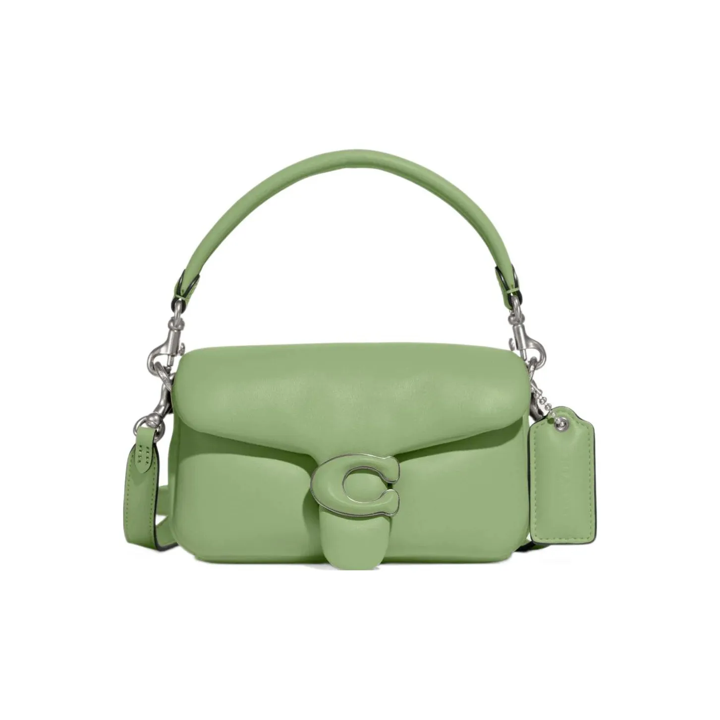 COACH Tabby Leather Shoulder Bag Pillow Bag Cloud Bag Shoulder Bag Crossbody Bag Handbags Women
s Green