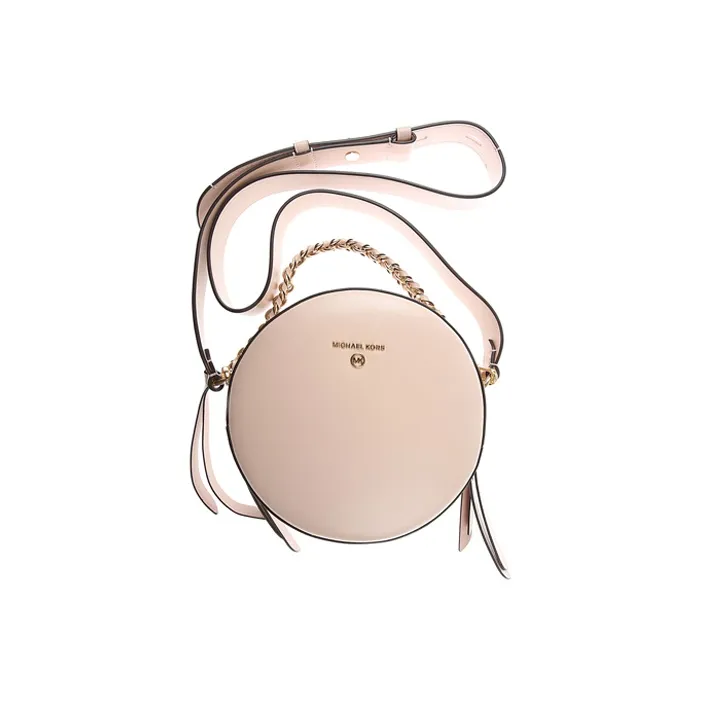 MICHAEL KORS MICHAEL KORS Handbag Collection Delancey Leather Round Bag Crossbody Bag Women's Pink